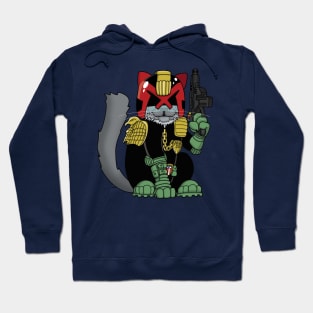 Mort Dredd - Cat Dredd - The PAW is the law! Hoodie